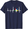OES Heartbeat Star Order of the Eastern Star Mother's Day T-Shirt