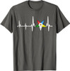OES Heartbeat Star Order of the Eastern Star Mother's Day T-Shirt