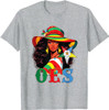 Black Beautiful Sister OES Floppy Wide-Brimmed Hat Fatal T-Shirt