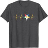 OES shirts for women logo - heartbeat EKG pulse t-shirt