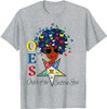 OES Sister Butterfly Afro Hair the Eastern Star Mother's Day T-Shirt