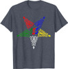OES Leaves Pattern Colors the Eastern Star Thanksgiving T-Shirt