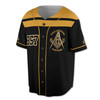Custom Lodge, Number And Name Freemasonry Mason 3D Baseball Jersey Size S-5XL