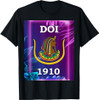 Daughters of Isis DOI 1910 PHA OES Prince Hall Purple Style T-Shirt