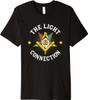 Light Connection OES Masonry Masonic Freemason Freemasonry Premium T-Shirt