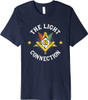 Light Connection OES Masonry Masonic Freemason Freemasonry Premium T-Shirt
