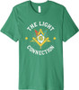 Light Connection OES Masonry Masonic Freemason Freemasonry Premium T-Shirt