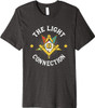 Light Connection OES Masonry Masonic Freemason Freemasonry Premium T-Shirt