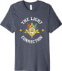 Light Connection OES Masonry Masonic Freemason Freemasonry Premium T-Shirt