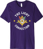 Light Connection OES Masonry Masonic Freemason Freemasonry Premium T-Shirt