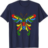 OES Butterfly Color of the Eastern Star Christmas T-Shirt