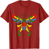 OES Butterfly Color of the Eastern Star Christmas T-Shirt