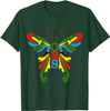 OES Butterfly Color of the Eastern Star Christmas T-Shirt