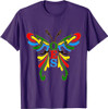OES Butterfly Color of the Eastern Star Christmas T-Shirt