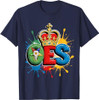 OES Queen Crown Diamond WaterColor Order of the Eastern Star T-Shirt