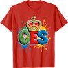 OES Queen Crown Diamond WaterColor Order of the Eastern Star T-Shirt