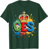 OES Queen Crown Diamond WaterColor Order of the Eastern Star T-Shirt