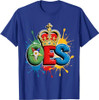 OES Queen Crown Diamond WaterColor Order of the Eastern Star T-Shirt