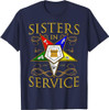 OES 1850 Sisters in Service Order Of The Eastern Star T-Shirt