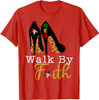 OES High Heels Platform Leopard Sisters Star Walk By Faith T-Shirt