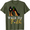 OES High Heels Platform Leopard Sisters Star Walk By Faith T-Shirt