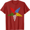 OES Star Symbol Labyrinth of the Eastern Star Parents' Day T-Shirt