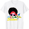 OES Afro Sistar Head Band Sunglasses Star Parents' Day T-Shirt