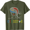 OES Sisters Dot Print Beautiful Order of the Eastern Star T-Shirt