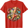 They Ain't Us OES Pearl High Heels Platform Red Sisters T-Shirt