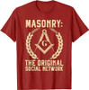 Freemason Masonic Fraternal Square and Compass T-Shirt