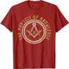 Freemason Masonic Fraternal Square & Compass Freemasonry T-Shirt