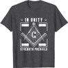 Freemasonry Strength Prevails Proud Masonic T-Shirt