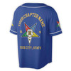 Custom Name Order of the Eastern Star OES Pentagon Down AF&AM Unisex Baseball Jersey S-5XL