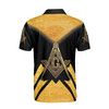 Custom Name and Lodge Freemasonry Masonic 3D Polo Shirt Size S-5XL
