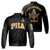 Customize Lodge Name and Number Freemasonry 357 PHA Masonic Symbol Unisex Bomber Jacket S-5XL