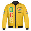 Custom Name Order of the Eastern Star OES Pentagon Up PHA Unisex Bomber Jacket S-5XL
