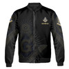 Personalized Freemasonry Master Mason Golden Bomber Jacket S-5XL