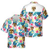 Customized Scottish Rite 32 Colorful Palm Leaf Hawaiian Shirt S-5XL