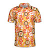 Customized Knights Temple Commandery Masonry Floral Men's Polo Shirt S-5XL