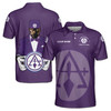 Customized Cryptic Masonry Royal and Select Master Men's Polo Shirt S-5XL