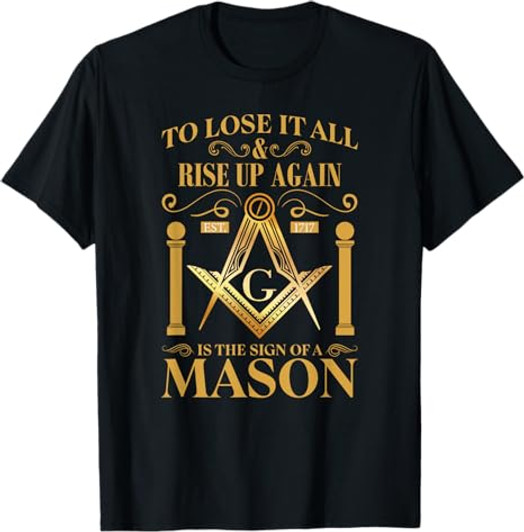 Masonic Square Compass Freemason T-Shirt