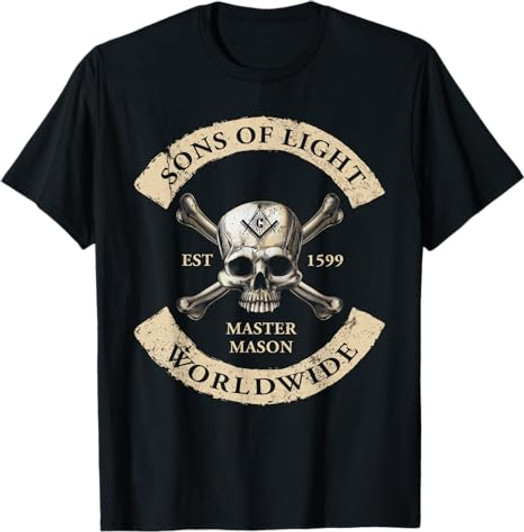 Sons Of Light Worldwide Freemasons T Shirt