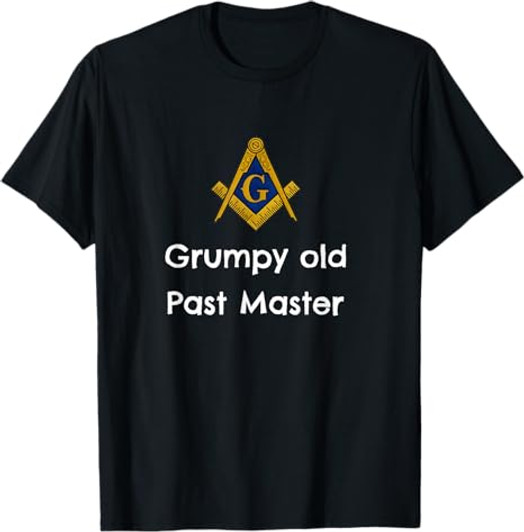 Grumpy old Past Master Funny Freemason symbol masonic lodge T-Shirt