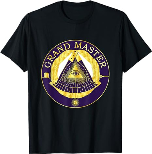 Masonic Grandmaster Master Mason Lodge Gavel Grand Freemason T-Shirt