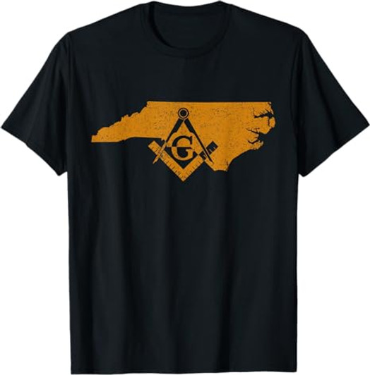 North Carolina Masons Grand Lodge Freemason Fathers Day T-Shirt