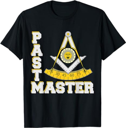 Freemason Past Master Symbol Square & Compasses Father's Day T-Shirt