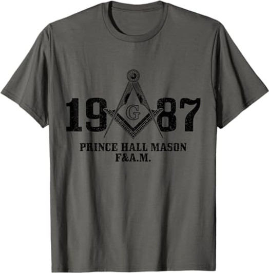 Mason Freemason Masonic Prince Hall Square & Compass Shriner T-Shirt