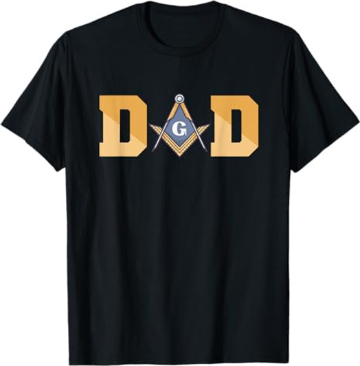 DAD Masonic Sign Father's Day Gift Freemasonry T-Shirt
