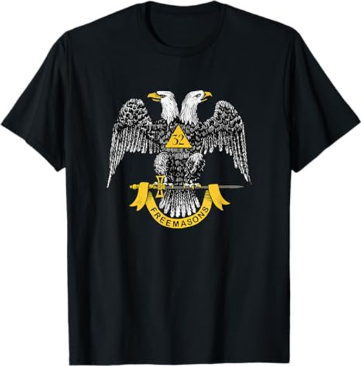 Scottish Rite 32nd Degree Eagle - Freemason Men's Gift T-Shirt