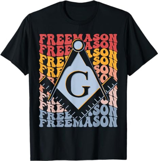 Freemason Groovy Masonic Freemasonry T-Shirt